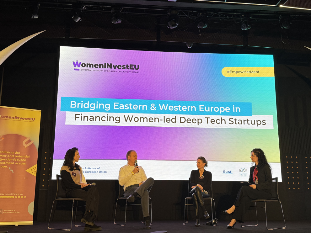 Iwona Cymerman, Miroslav Beblavy, Noemi Zabari and Karolina Ewa Wojtas at Wolves Summit