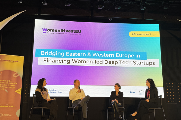 Iwona Cymerman, Miroslav Beblavy, Noemi Zabari and Karolina Ewa Wojtas at Wolves Summit